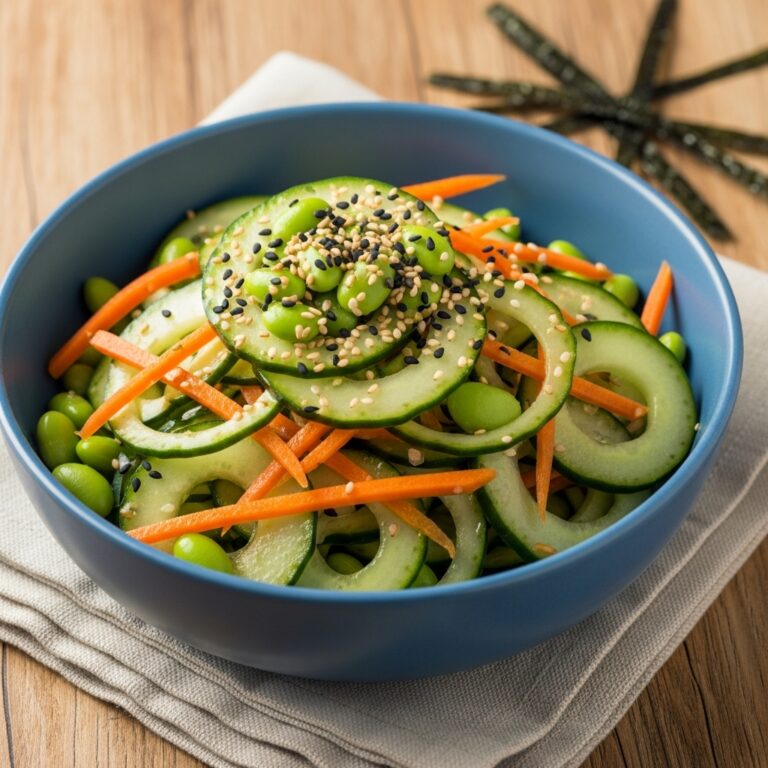 10-Minute Ginger Miso Cucumber Salad