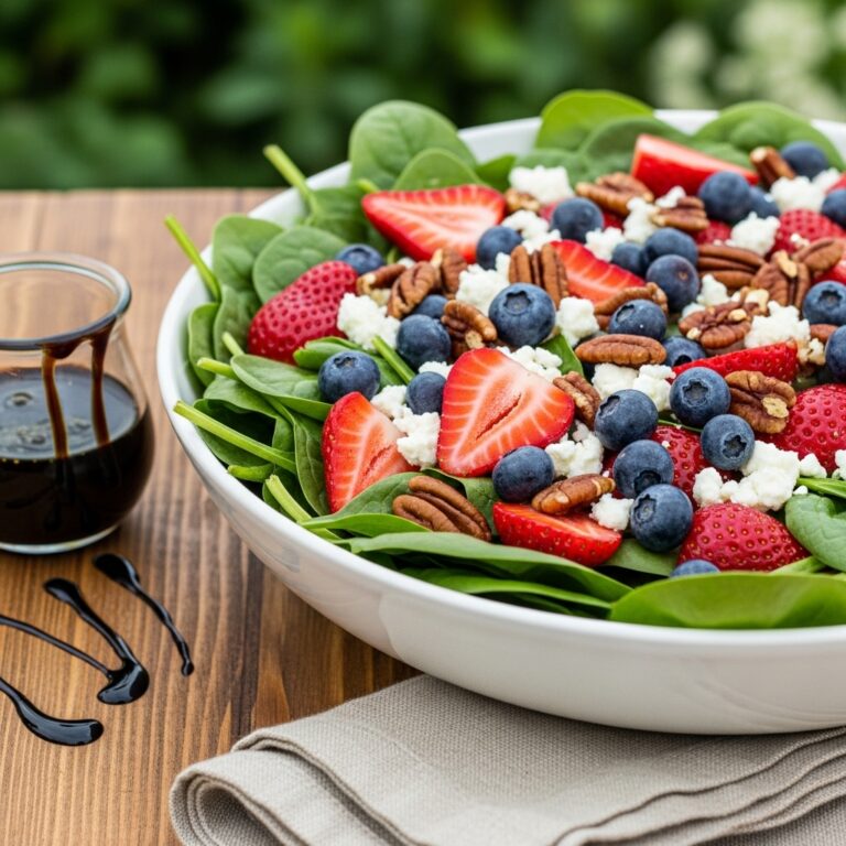 15-Minute Strawberry Spinach Salad