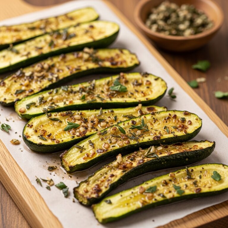 20 Minute Roasted Zucchini Not Soggy