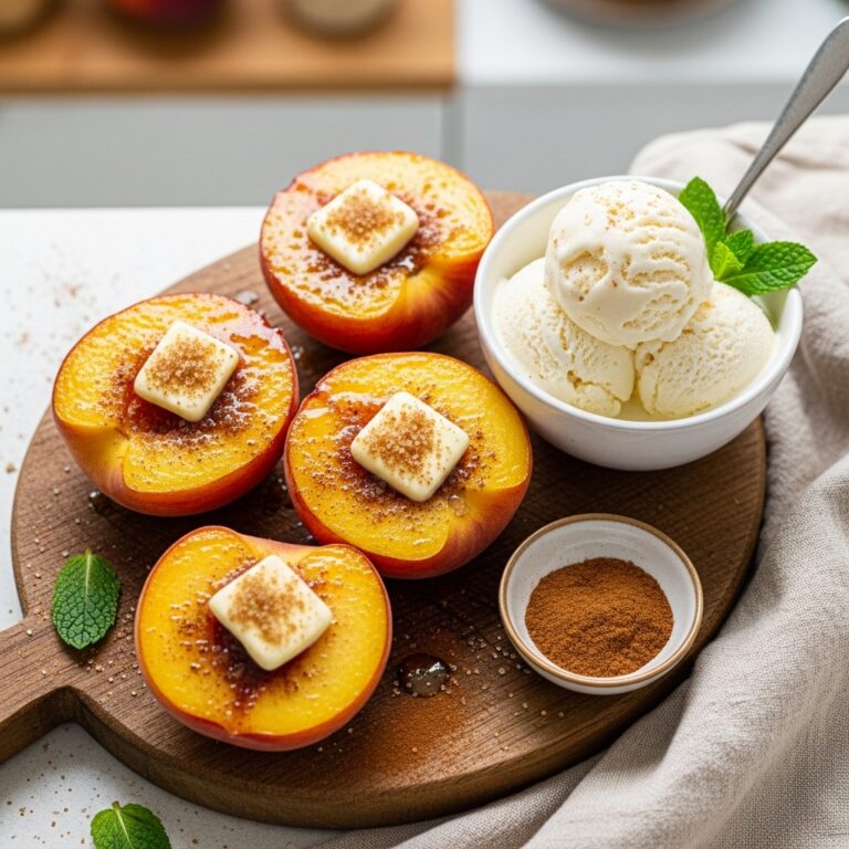 Air Fryer Peaches