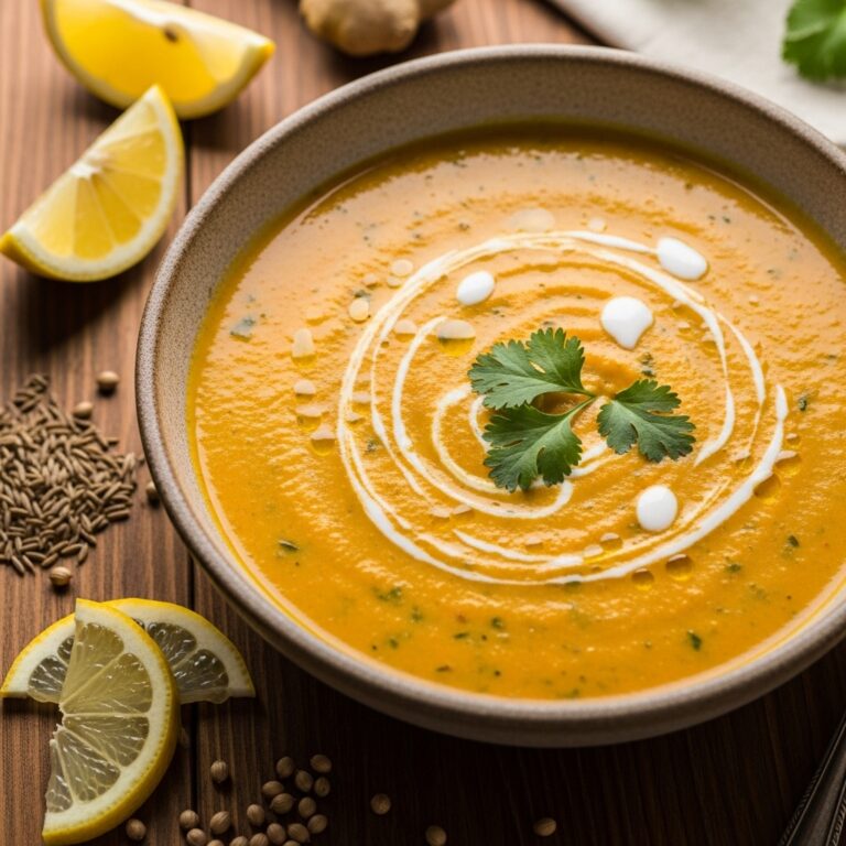 CARROT GINGER ZUCCHINI SOUP
