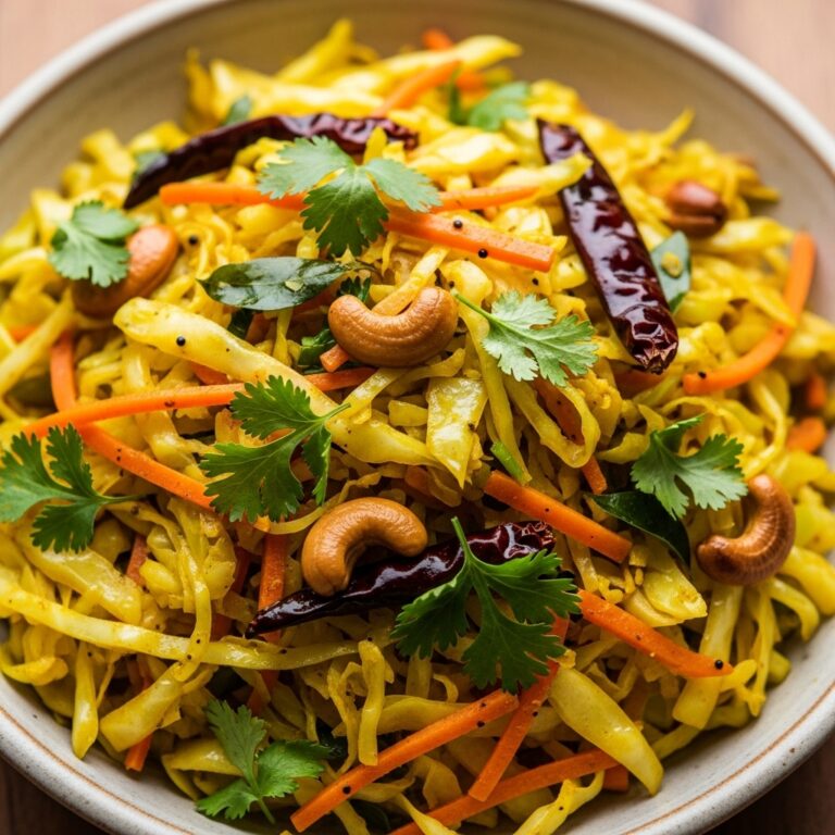 Cabbage Thoran South Indian Cabbage Curry