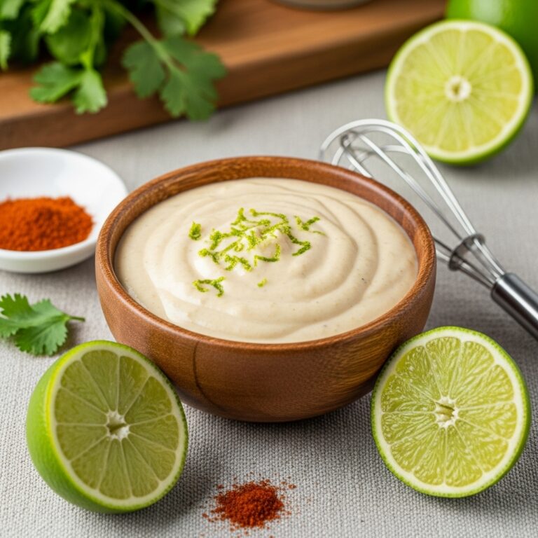Chili Lime Tahini Sauce