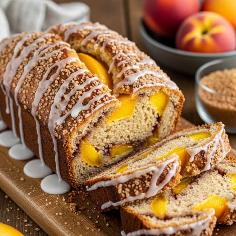 Cinnamon Peach Bread