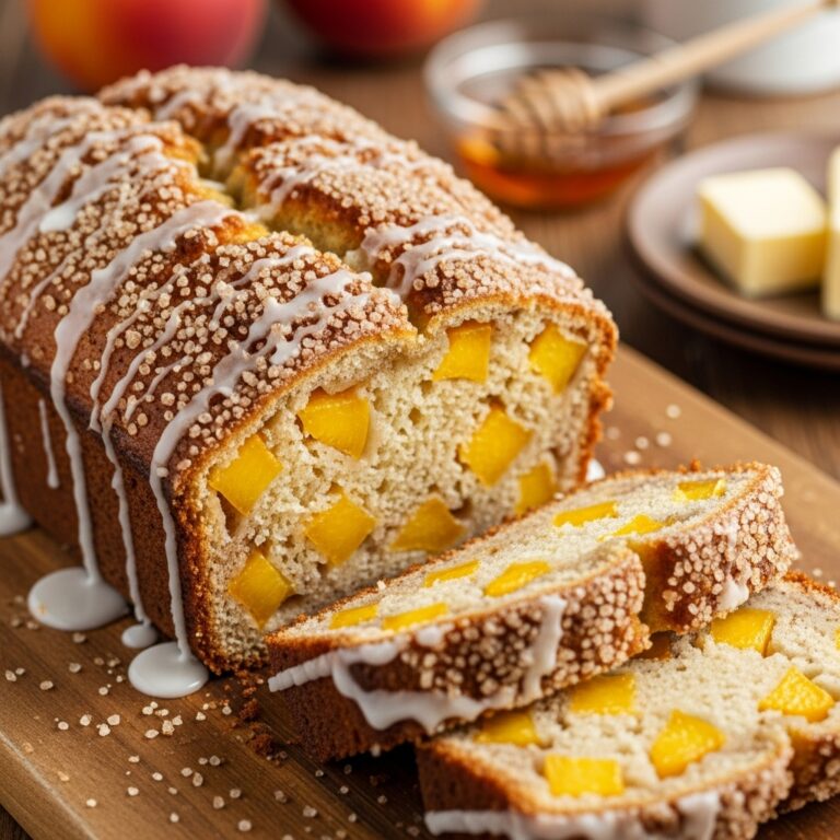 Cinnamon Peach Bread