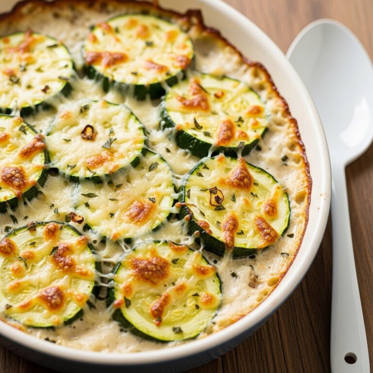 Creamy Parmesan Zucchini