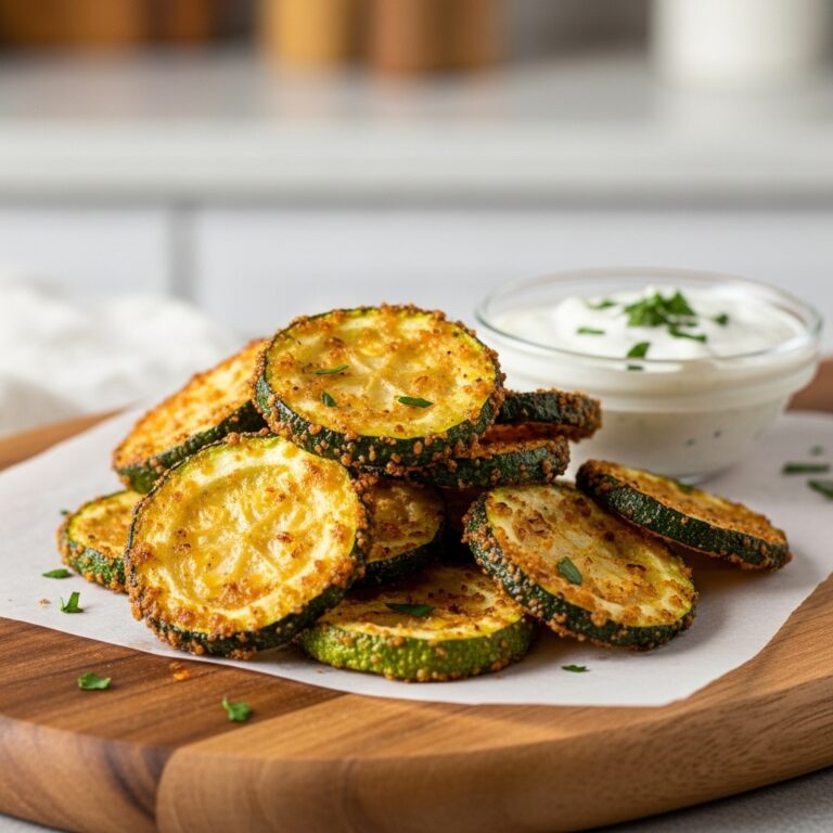 Crispy Baked Zucchini Chips
