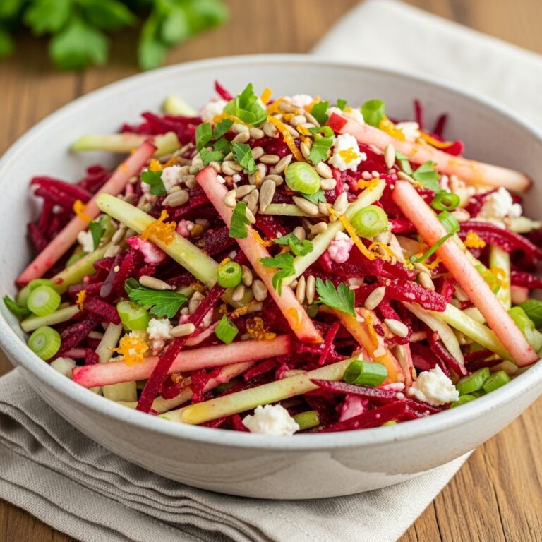 Crunchy Beet and Kohlrabi Salad Recipe