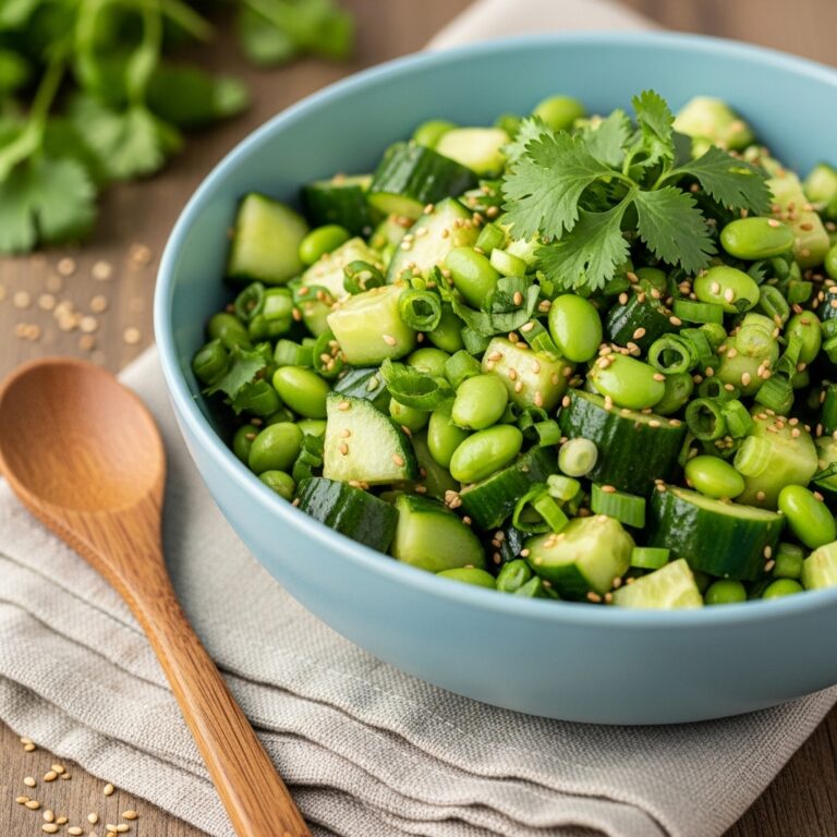 Cucumber Edamame Salad