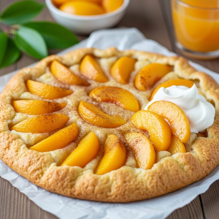 Easy Peach Kuchen Recipe