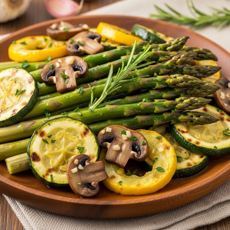 Flavorful Asparagus with Zucchini and Squash