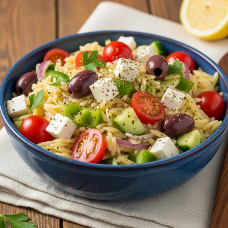 Greek Orzo Pasta Salad