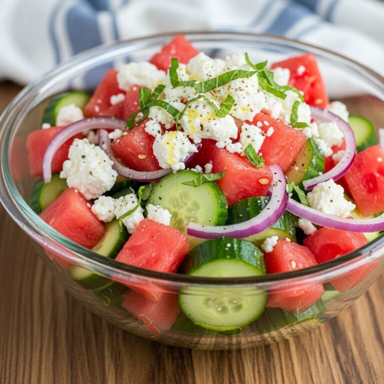 Greek Watermelon Salad