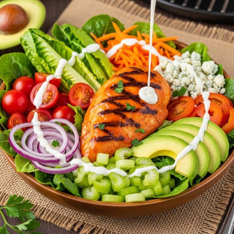 Grilled Buffalo Chicken Salad