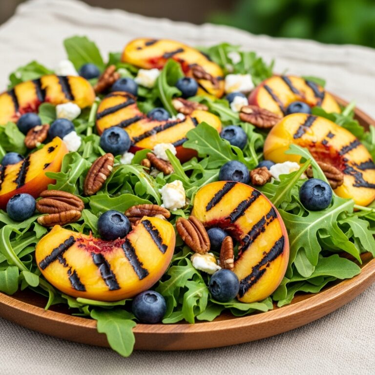 Grilled Peach Salad