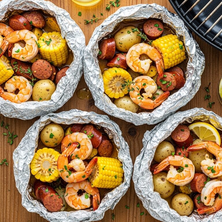 Grilled Shrimp Boil Packets