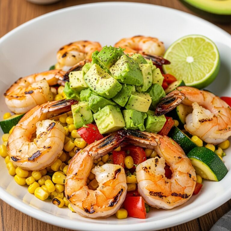 Grilled Shrimp and Vegetable Bowl