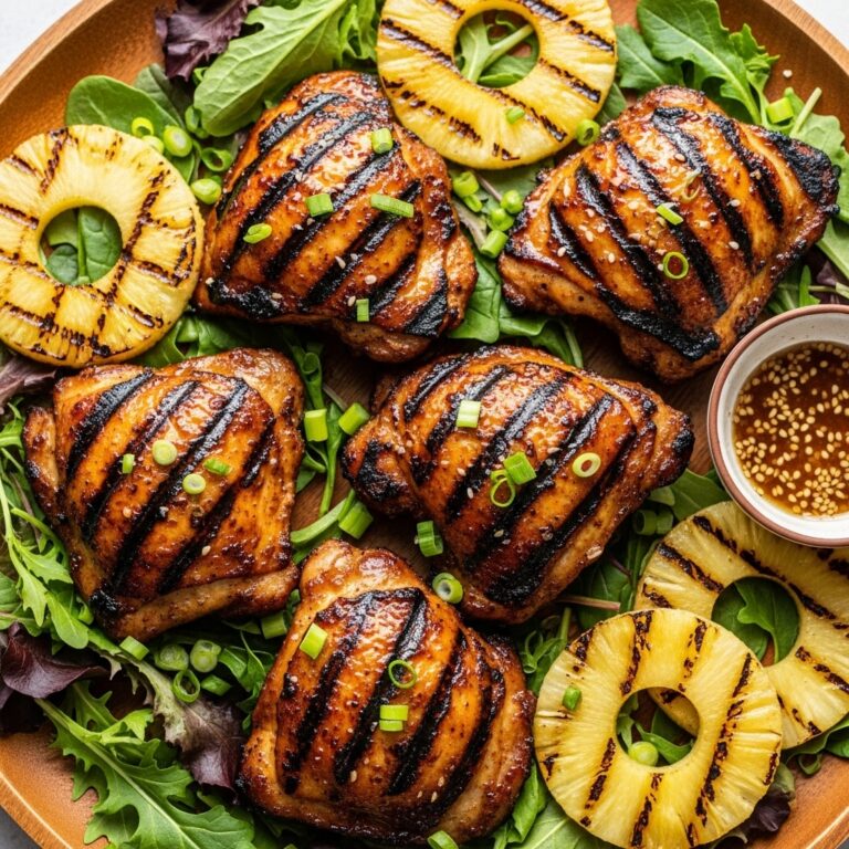Homemade Grilled Pineapple Chicken