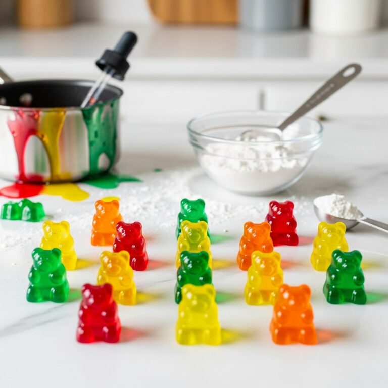 Homemade Gummy Bears Only 3 Ingredients