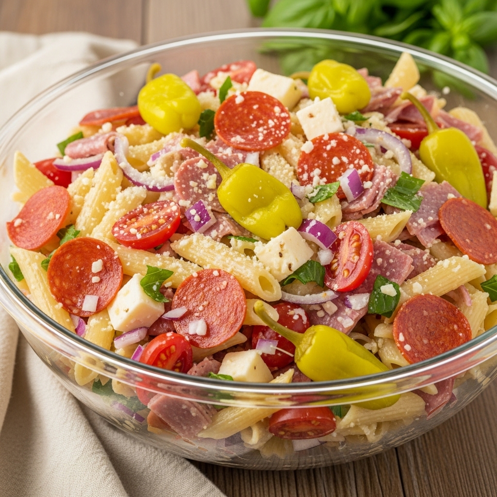 Italian Grinder Pasta Salad