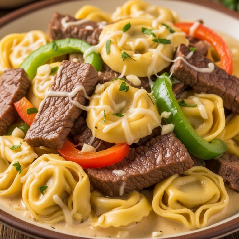 Made This Cheesesteak Tortellini