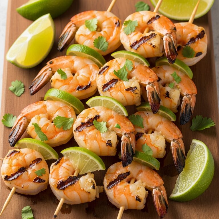 Margarita Grilled Shrimp Kabobs