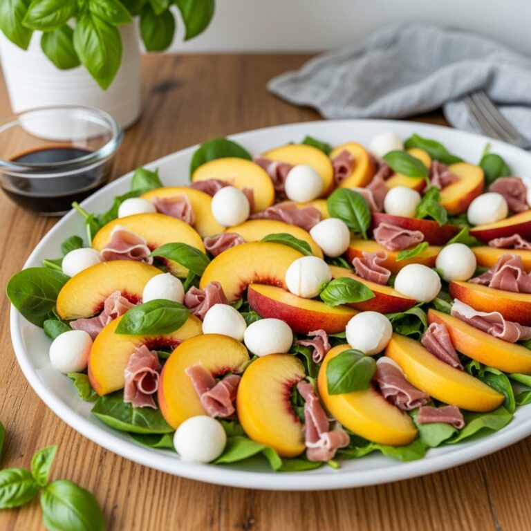 Peach Caprese Salad