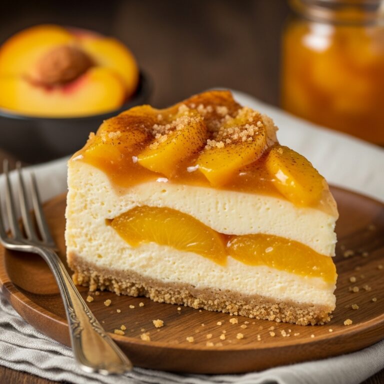 Peach Cheesecake Recipe