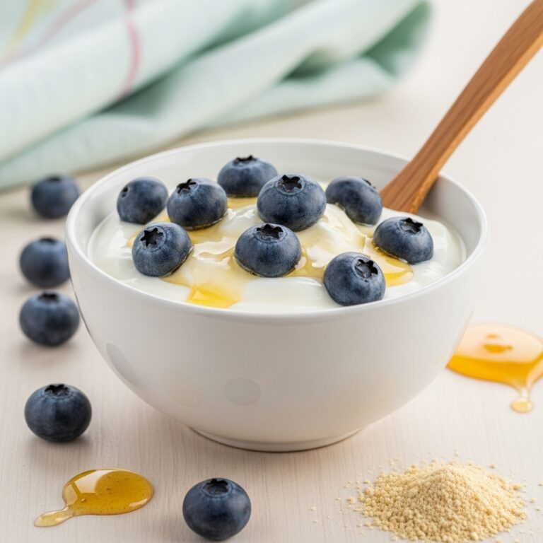 Quick Frozen Greek Yogurt Blueberry Bites