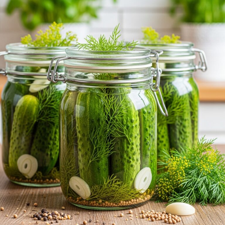 Refrigerator Dill Pickles