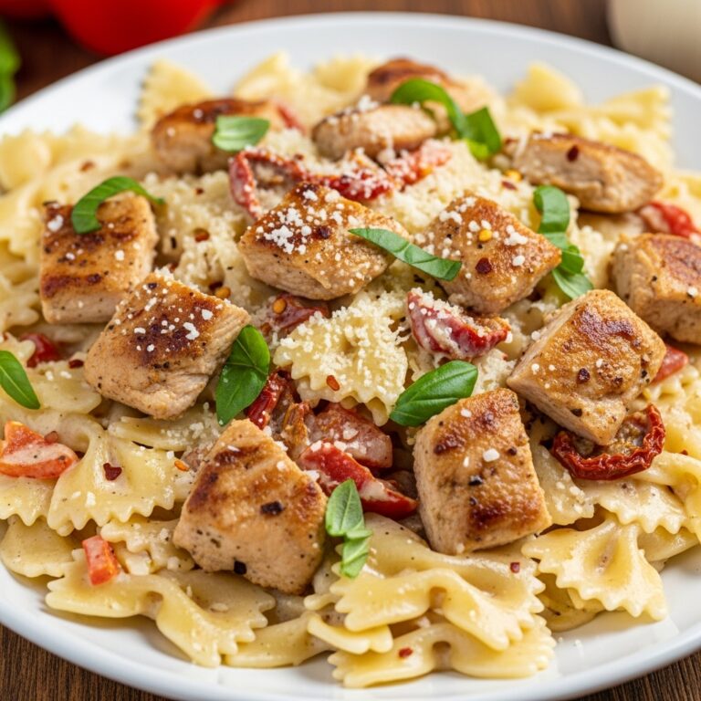 Rich Creamy Marry Me Chicken Bowtie Pasta