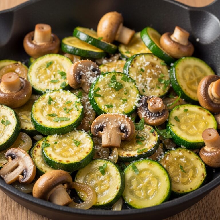Skillet Sausage and Zucchini