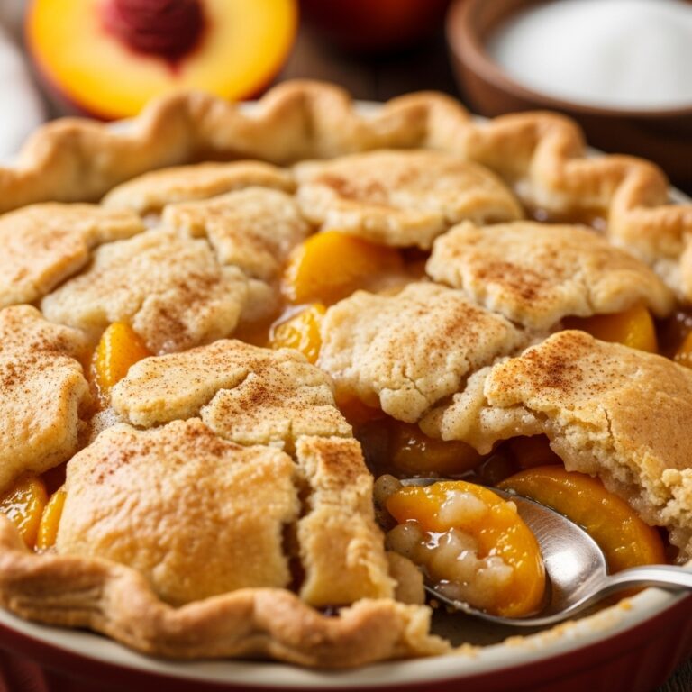 Peach Cobbler Cheesecake Recipe