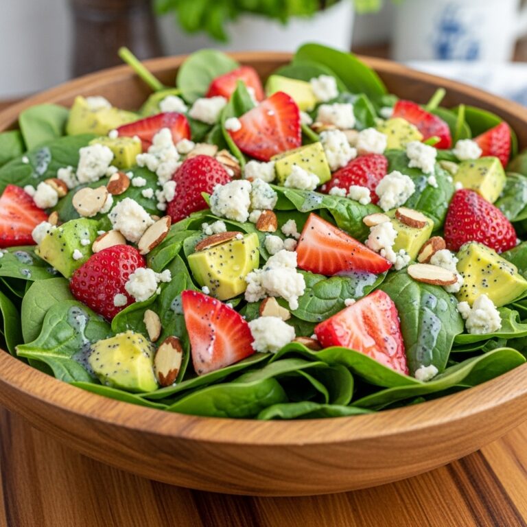 15-Minute Strawberry Spinach Salad