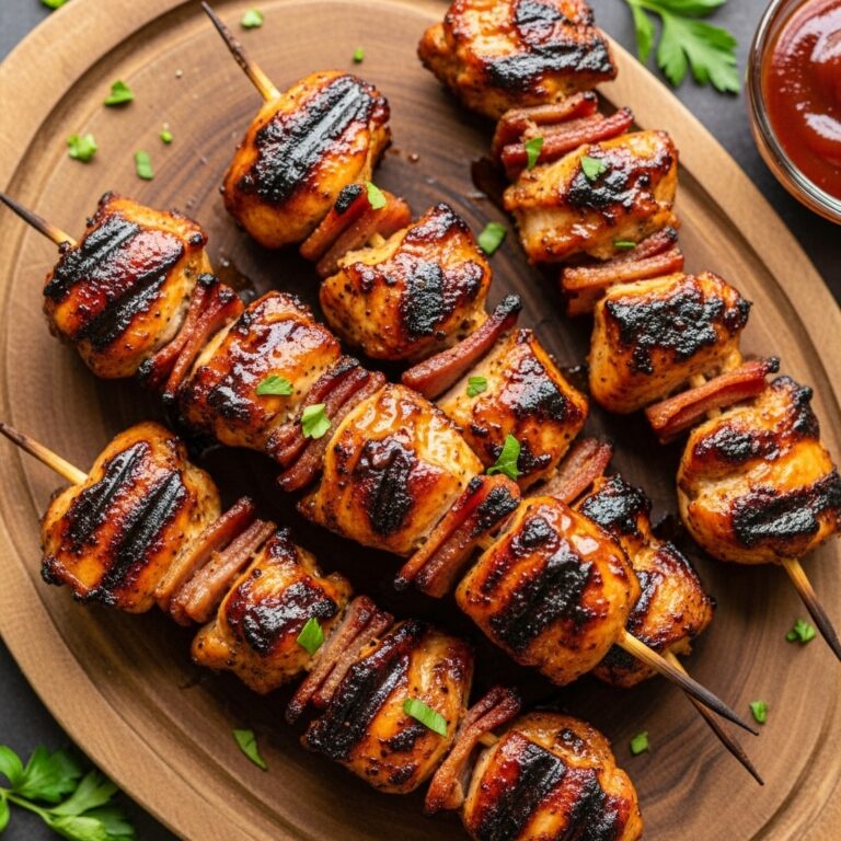 The Best BBQ Chicken Skewers Recipe