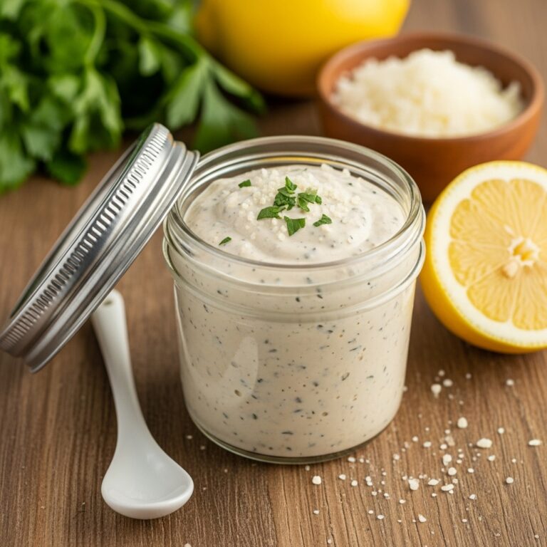 The Best High Protein Caesar Dressing