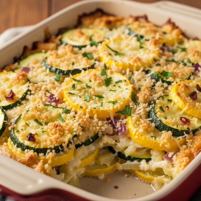 Yellow Squash and Zucchini Casserole