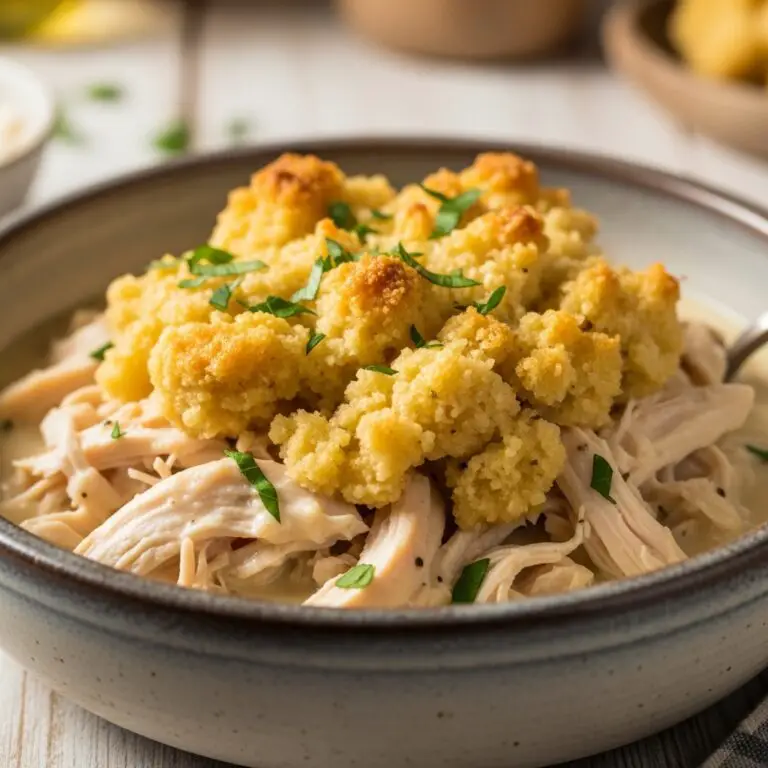 1980s Slow Cooker Chicken and Stuffing