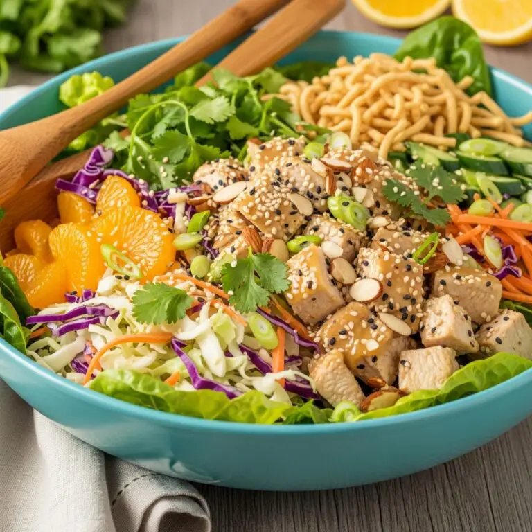 Asian Chicken Salad With Ginger Dressing