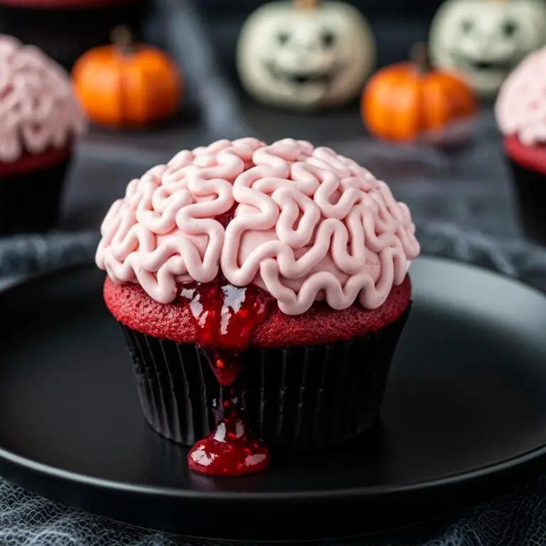 Bleeding Brain Cupcakes