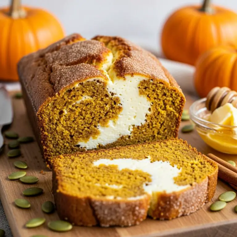 Cream Cheese-Filled Pumpkin Bread