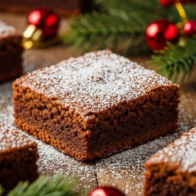 Gingerbread Brownies