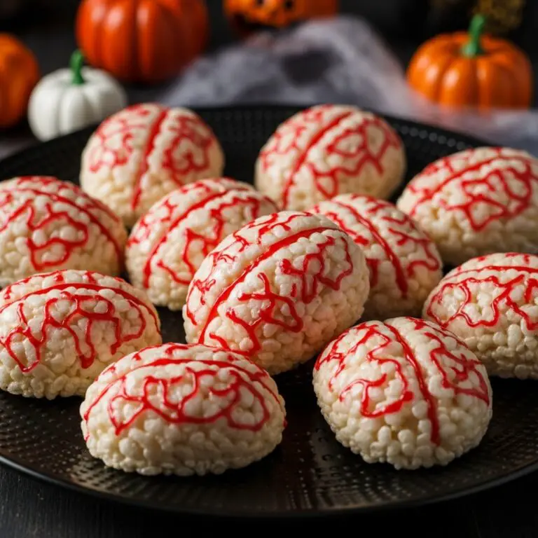 Marshmallow Rice Bubbles Halloween Brains