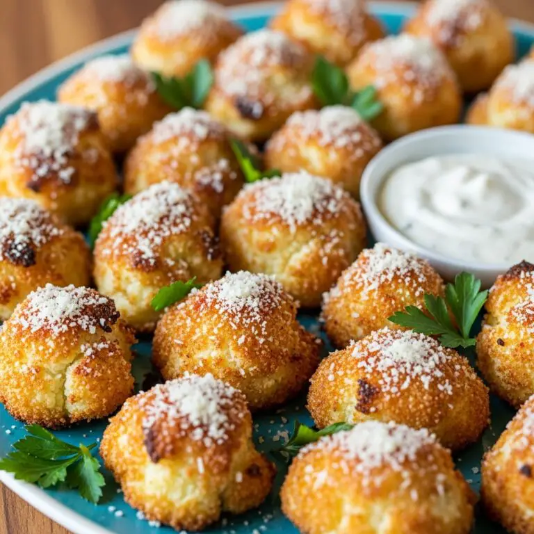 Parmesan Cauliflower Bites – Just 5 Ingredients