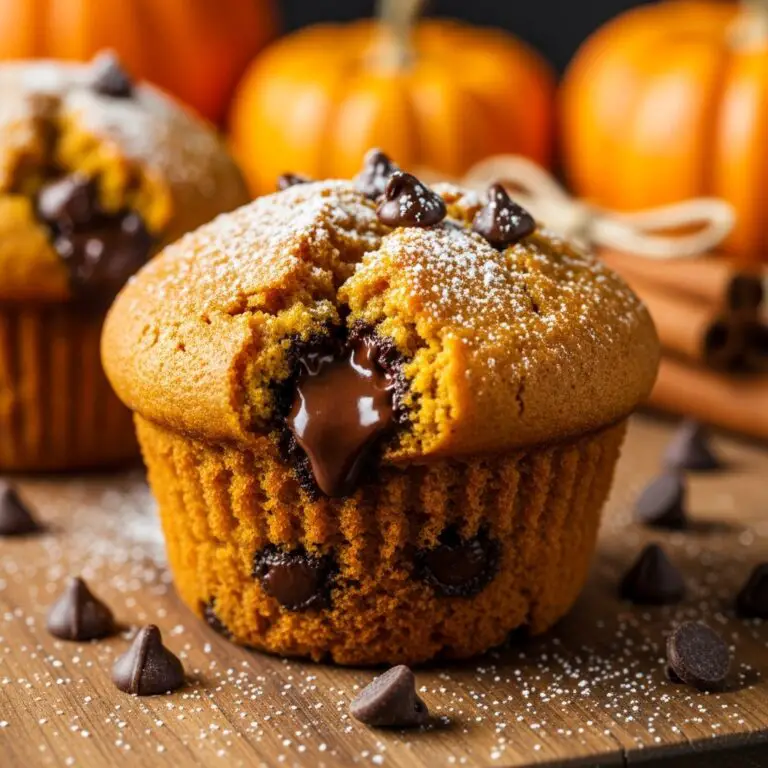 Pumpkin Chocolate Chip Muffins