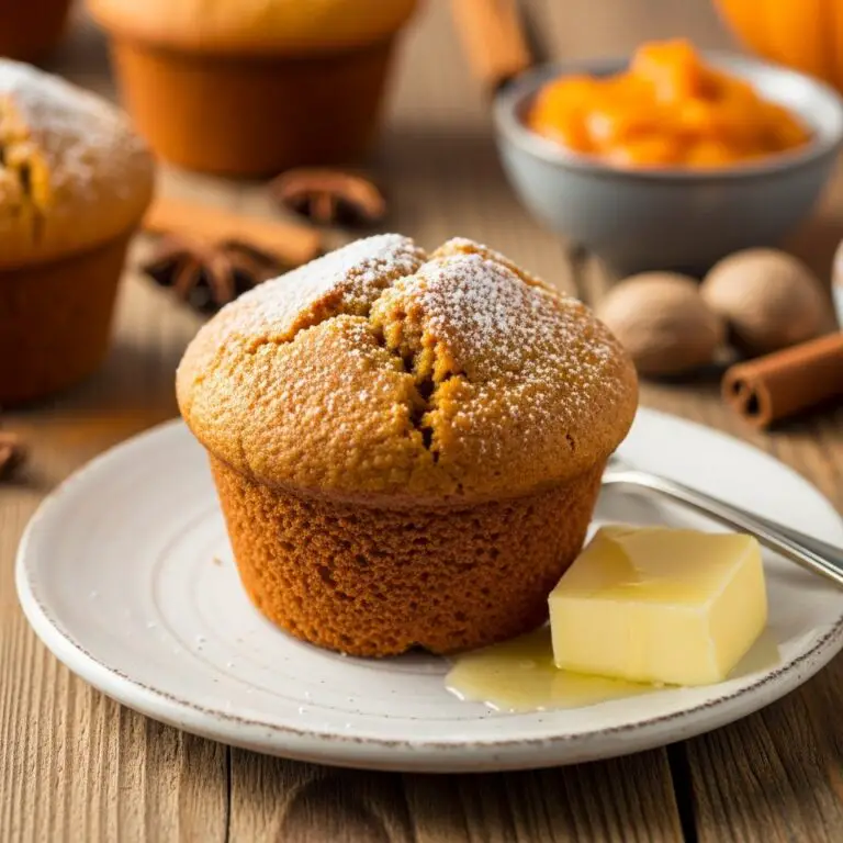 Spice Cake Pumpkin Muffins