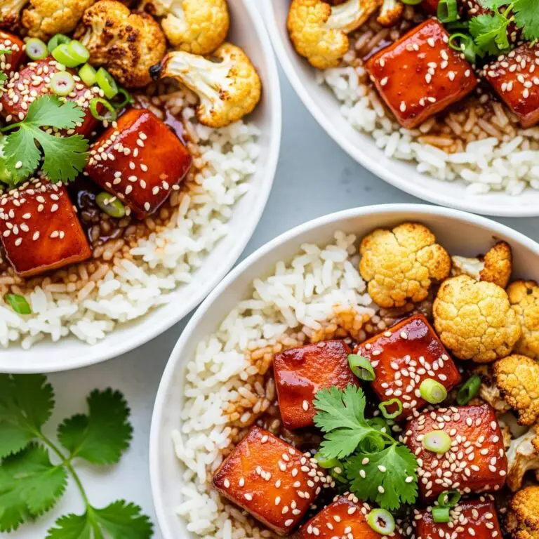 Sriracha Honey Salmon Bowls