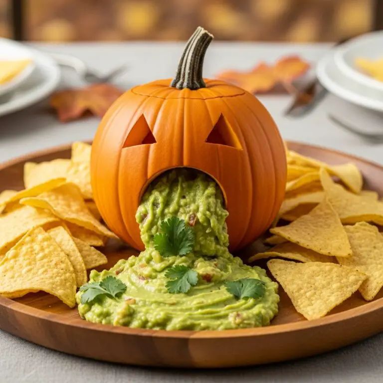 Throwing Up Pumpkin Guacamole Recipe