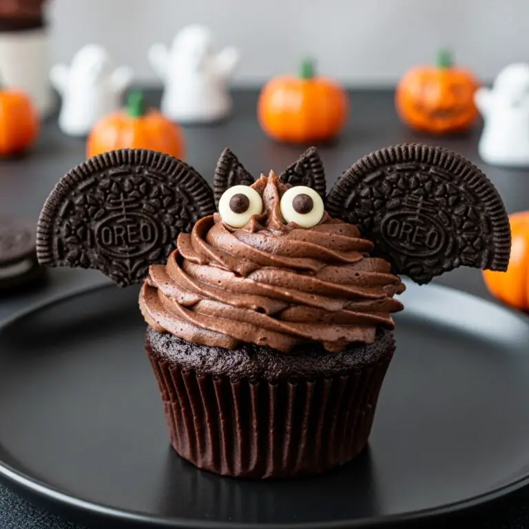 Vegan Oreo Bat Cupcakes