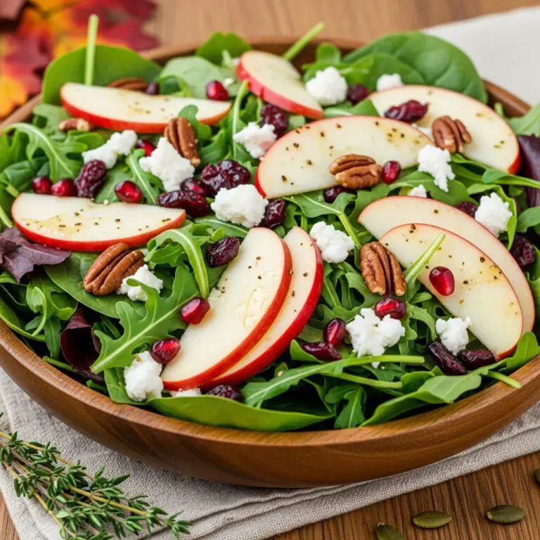 Autumn Harvest Honeycrisp Apple and Feta Salad